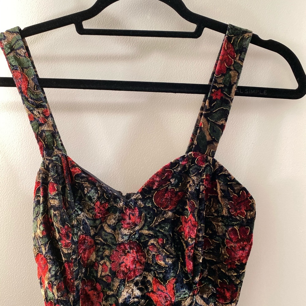 Vintage velvet dress - rampage- small
